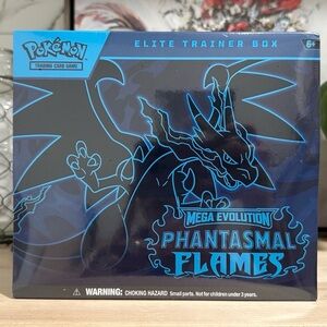 New! Pokémon TCG: Mega Evolution—Phantasmal Flames Elite Trainer Box